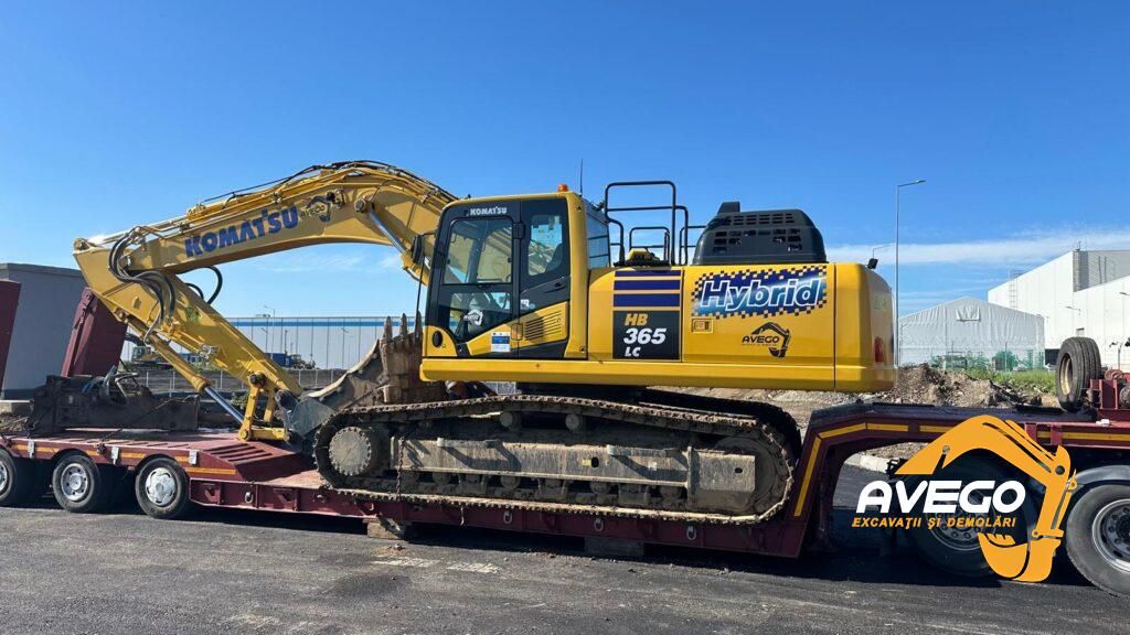 inchirieri utilaje de constructii excavatoare pe senile