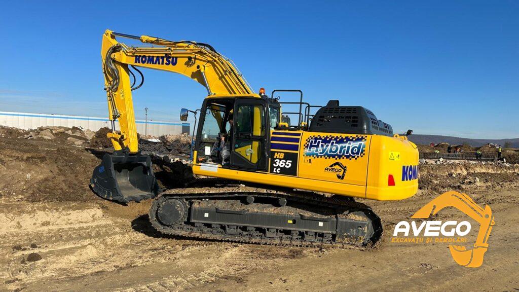 inchirieri utilaje de constructii excavatoare pe senile