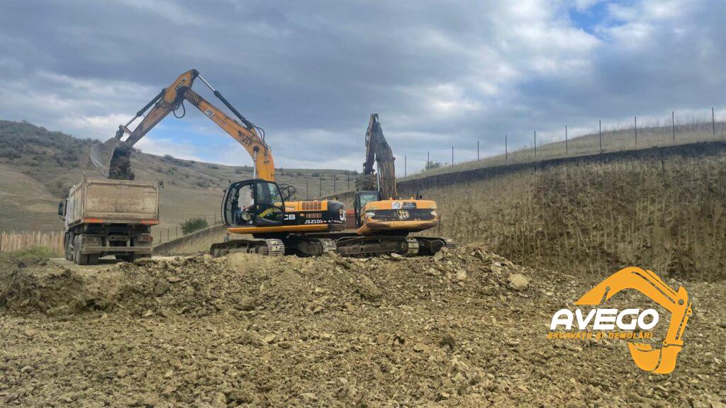 inchirieri excavatoare pe senile