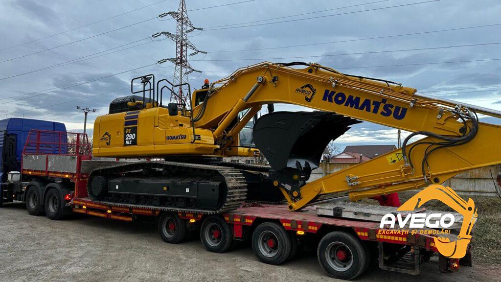 inchiriere utilaje constructii excavatoare pe senile