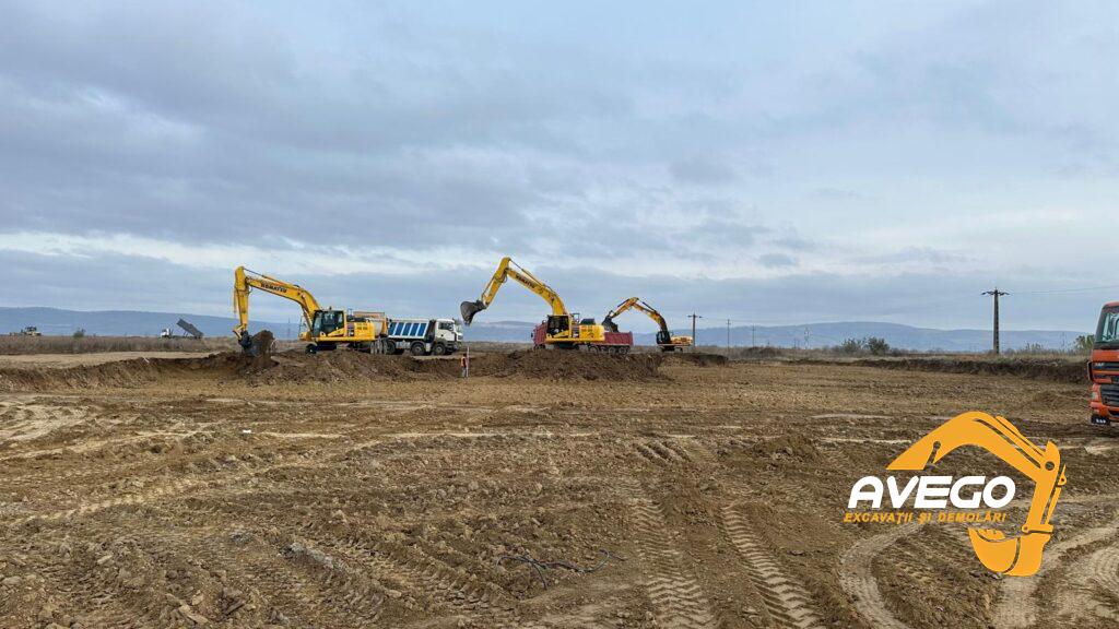 inchiriere excavatoare pe senile