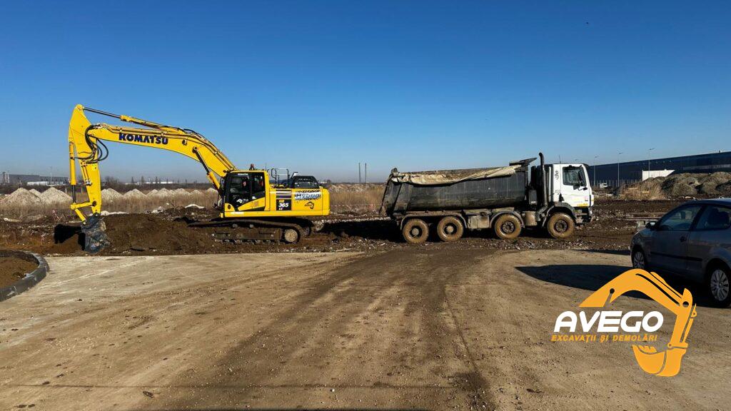 inchiriere excavatoare pe senile