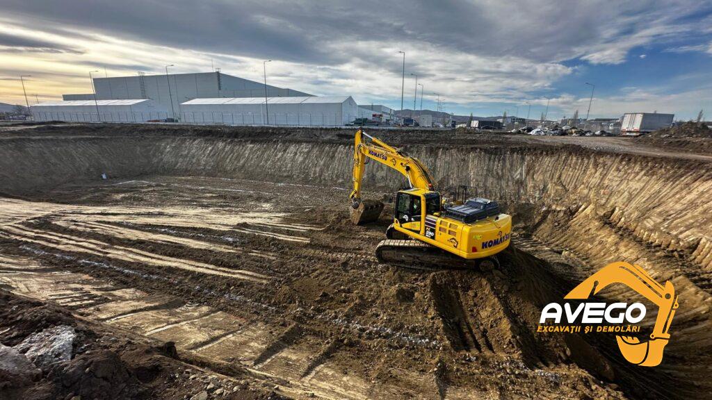 inchiriere excavatoare pe senile