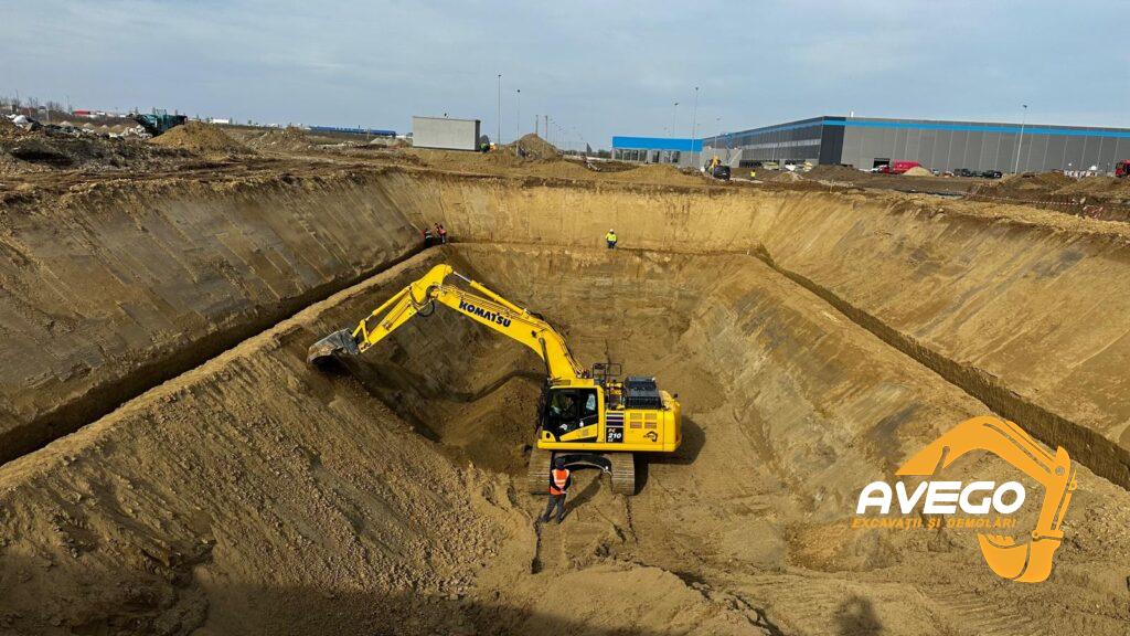 inchiriere excavatoare pe senile