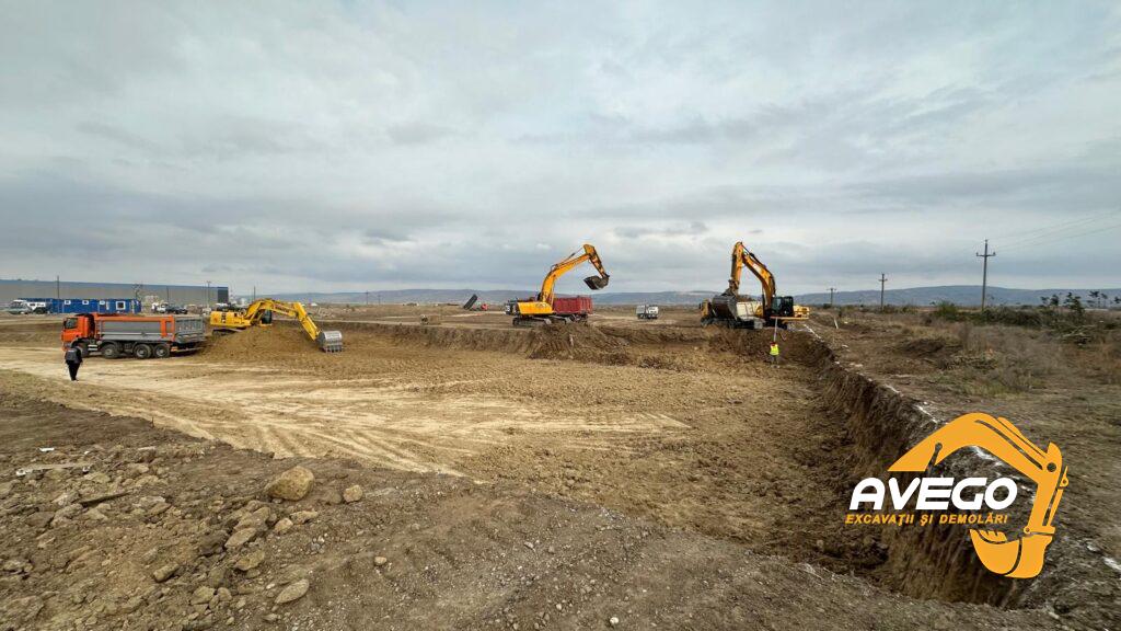 inchiriere excavatoare pe senile