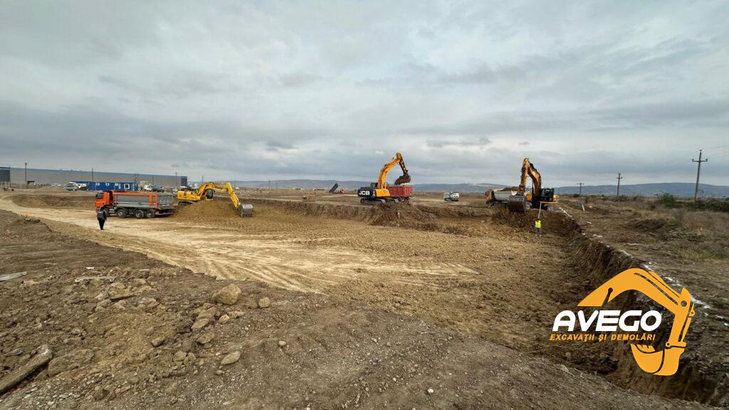 inchiriere excavatoare pe senile