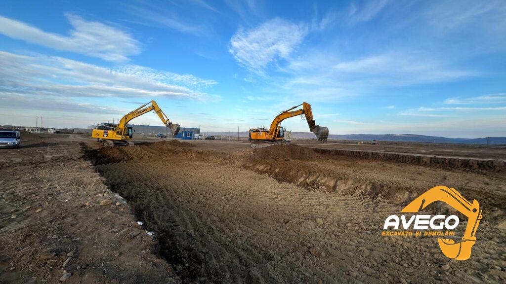 inchiriere excavatoare pe senile