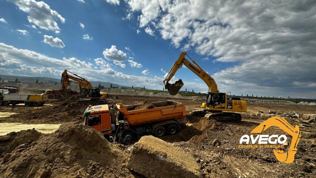 inchiriere excavator pe senile