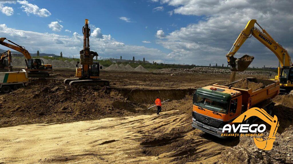 inchiriere excavator pe senile