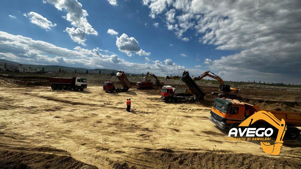 inchiriere excavator pe senile