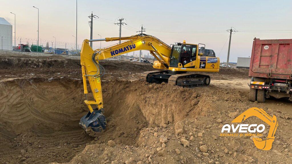 inchiriere utilaje constructii excavatoare pe senile