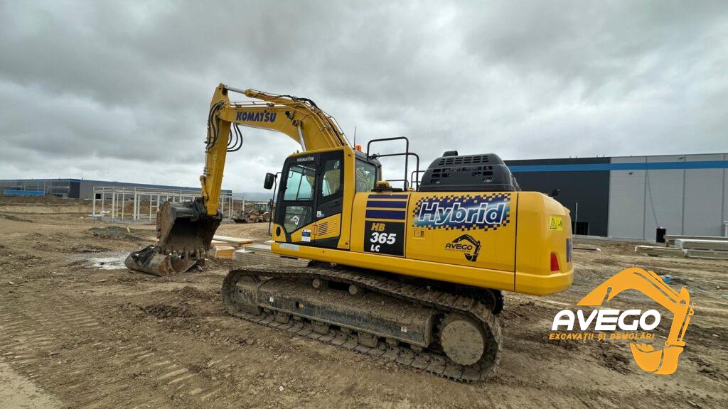 inchiriere utilaje constructii excavatoare pe senile