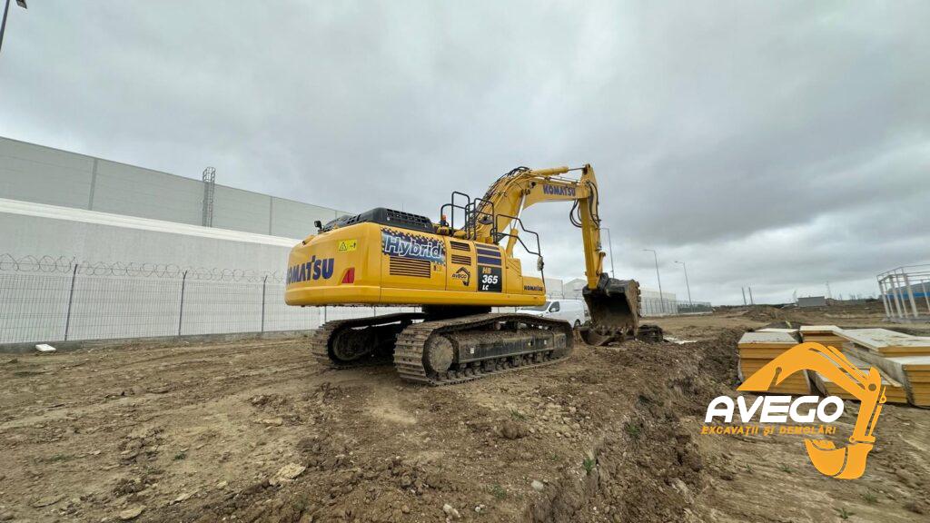 inchirieri utilaje de constructii excavatoare pe senile